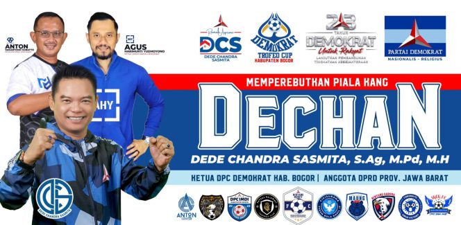 
					Kang Dechan Gelar Turnamen Mini Soccer Demokrat Trofeo Cup, Diikuti 10 Klub