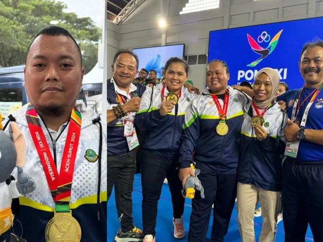 
					Fitria Martiningsih atlet Pabersi berhasil meraih emas pada PON 2024. Ist