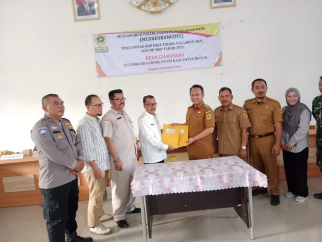 
					Pemdes Ciangsana Gelar Musrenbangdes untuk Susun RKPDes 2025