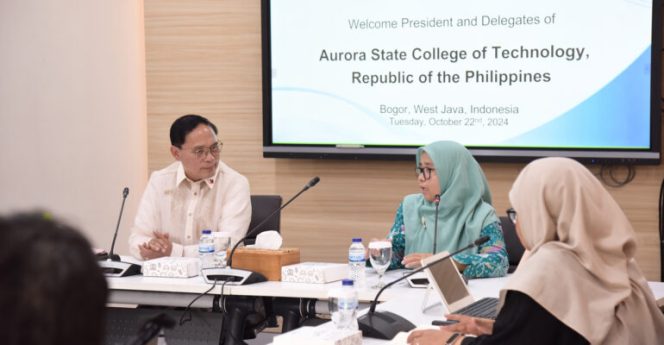 
					IPB University Terima Kunjungan Aurora State College of Technology Filipina, Jajaki Kerjasama