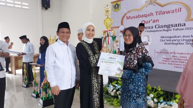 
					Jadikan Pemuda yang Qur’ani dan rabbani, Pemdes Ciangsana Adakan Lomba Musabaqah Tilawatil Qur’an