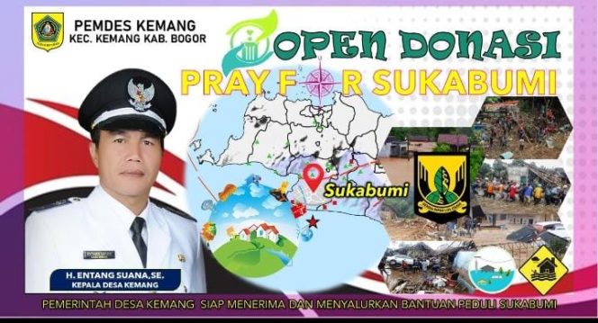 
					Pemdes Kemang Open Donasi Bantu Korban bencana di Sukabumi