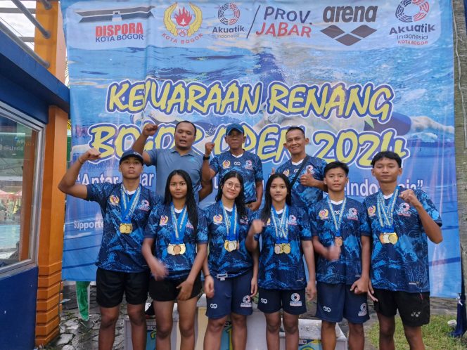 
					Perenang Akuatik Kota Bogor Perbaiki Catatan Waktu Melalui Bogor Open