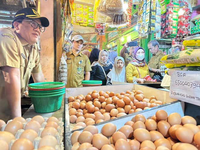
					Cegah Lonjakan Harga Bahan Pokok Jelang Perayaan Tahun Baru, Pemkab Bogor Sidak ke Pasar Cibinong