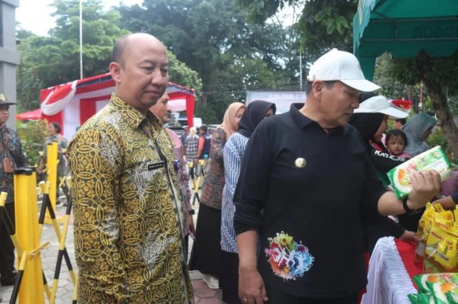 
					Jaga Stablitas Harga Bahan Pokok Jelang Ramadhan, Pemkab Bogor Gelar GPM di Nanggewer Mekar