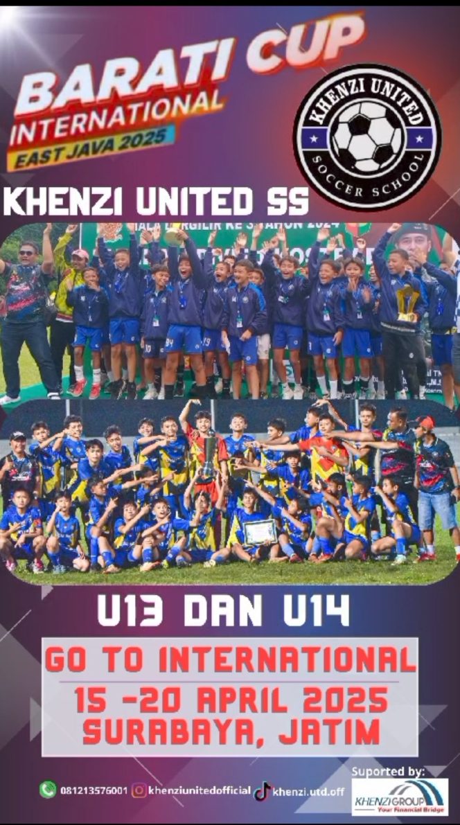 
					BARATI CUP 2025 Jadi Event Internasional Perdana Khenzi United, Siap Ladeni Pemain Luar Negeri
