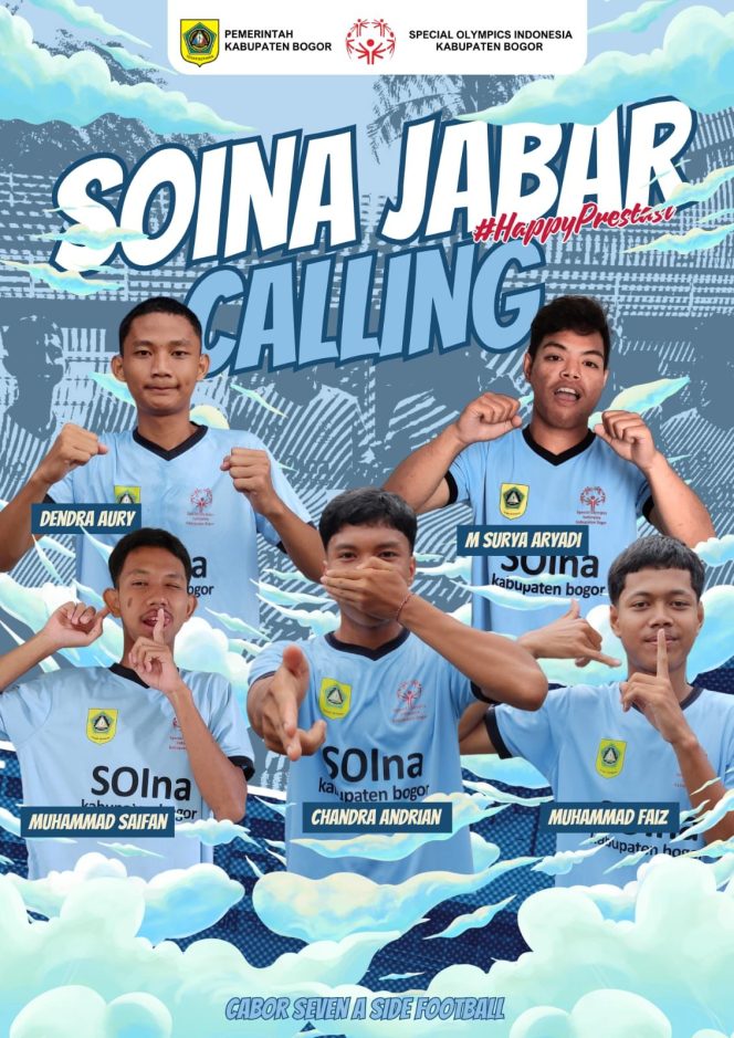 
					Istimewa! 5 Atlet SOIna Kabupaten Bogor Dipanggil Jabar Ikuti Seleksi Timnas Seven A Side Football
