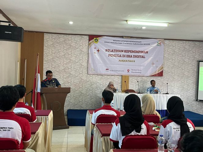 
					Cetak Pemuda Generasi Emas di 2045, Dispora Kabupaten Bogor Gelar Pelatihan Kepemimpinan Pemuda di Era Digital