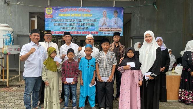 
					Jelang Lebaran, Pemdes Ciangsana Santuni 325 Anak Yatim dan Dhuafa