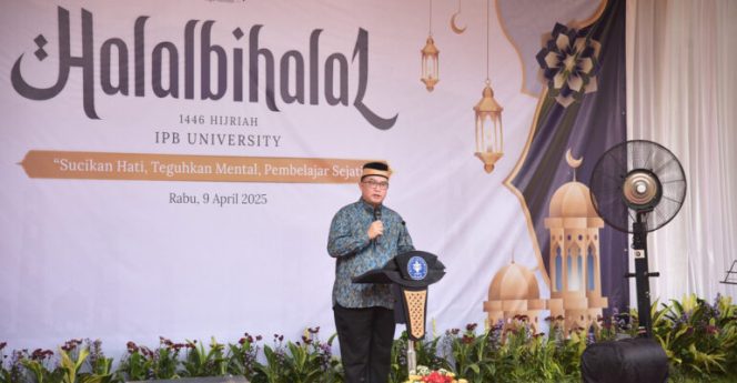 
					IPB University Gelar Halalbihalal: Arif Satria: Kesucian Hati Modal Awal Menimba Ilmu