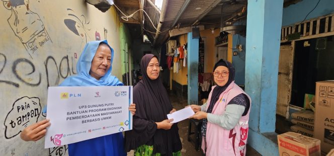 
					Salurkan Santunan Yatim Duafa dan Bantuan Modal Usaha untuk UMKM, PLN Gunung Putri Kolaborasi YBM