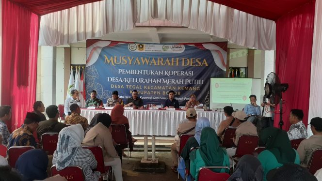 
					Dukung Program Presiden Prabowo Subianto, Pemdes Tegal Bentuk Koperasi Merah Putih