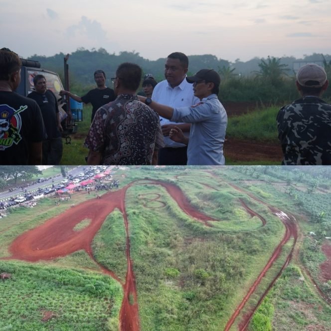 
					Tinjau Venue Motorcross di Pakansari Karya Desainer Sirkuit Profesional, Ini Kata Bupati Bogor