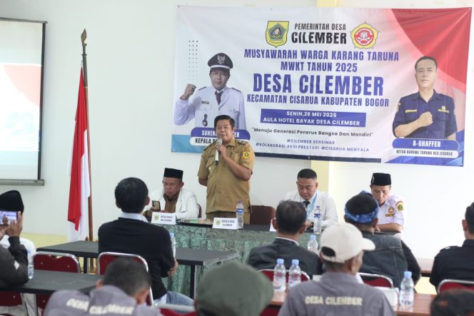
					Terpilih Secara Aklamasi, Muhamad Rizal Nahkodai Karang Taruna Desa Cilember
