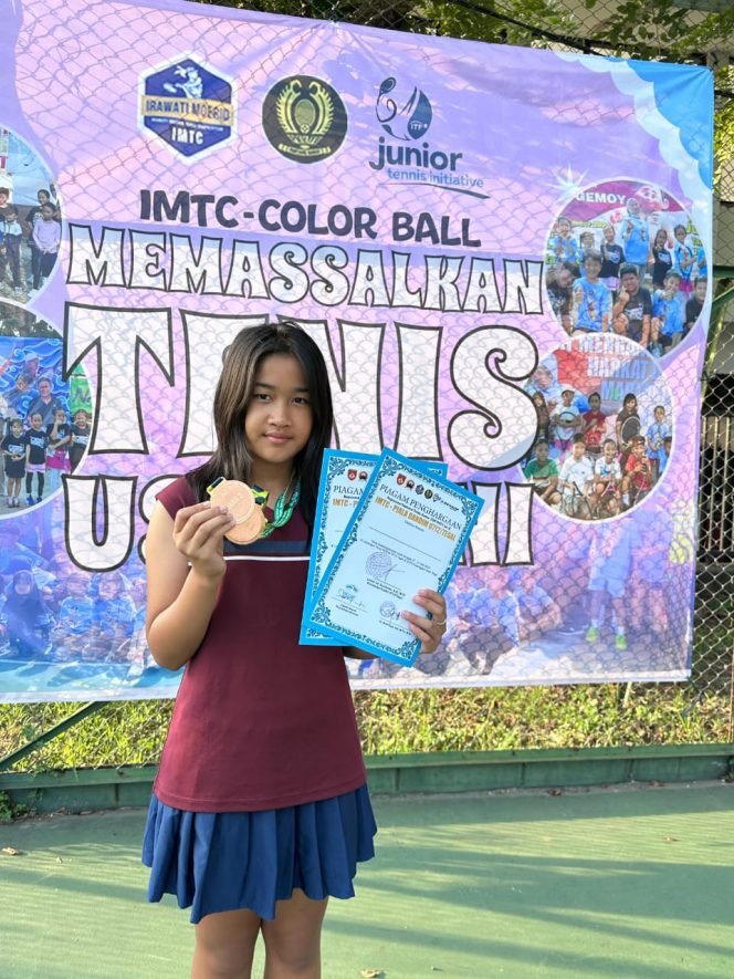 
					Alexa Petenis Asal Kabupaten Bogor Target Ikut Seleknas Tenis Putri KU-12 Tahun Depan