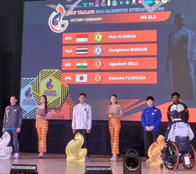 
					Istimewa! Muhammad Al Imran Sabet Dua Gelar Juara NSDF Thailand Para Badminton International 2025