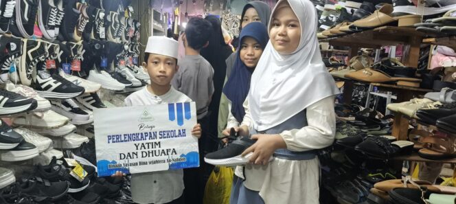
					Yayasan Bina Sejatera An-Nahdoh Ajak Anak Yatim dan Dhuafa Belanja Kebutuhan Sekolah