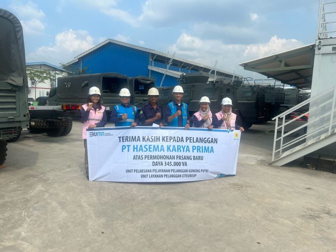 
					Dukung Industri Pertahanan, Srikandi PLN UP3 Gunung Putri Energize Pasok Listrik Pabrik Mobil Antipeluru di Klapanunggal