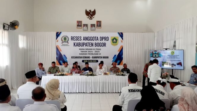 
					Reses di Kecamatan Kemang, Anggota DPRD Kabupaten Bogor Dapil VI Siap Perjuangkan Gedung SMP Negeri 3 Kemang
