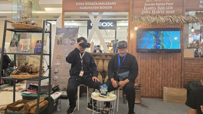 
					Ajang Karya Kreatif Jabar 2025, Desa Wisata Malasari Hadirkan Pengalaman VR Eksplorasi Halimun