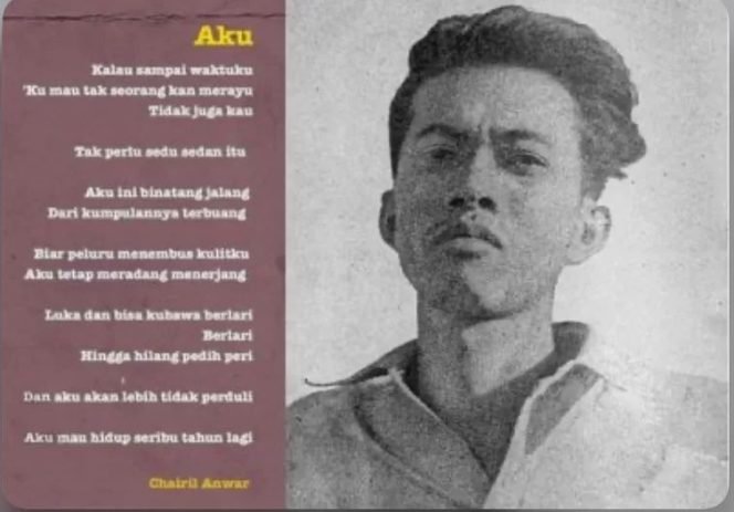 
					Inilah 6 Puisi Chairil Anwar untuk Menyambut HUT RI Ke-80
