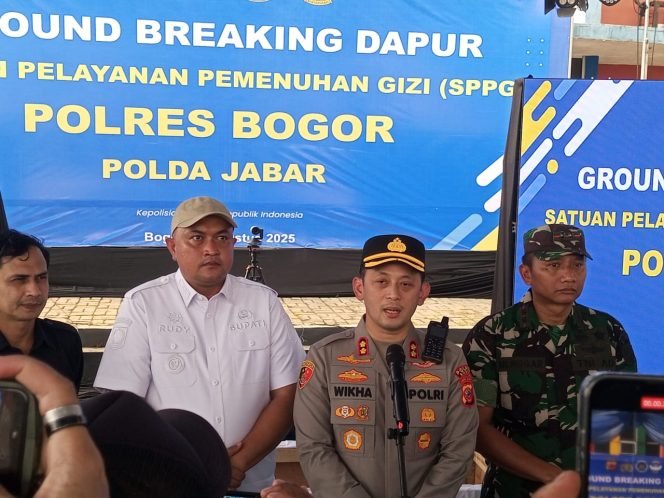 
					Polres Bogor Bangun 6 SPPG Polri di Cimandala, AKBP Wikha: Kami Dukung Penuh Program MBG Presiden Prabowo Subianto