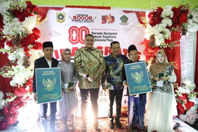 
					Semarak HUT RI Ke-80, Bupati Rudy Susmanto Hadirkan Program Nikah Gratis