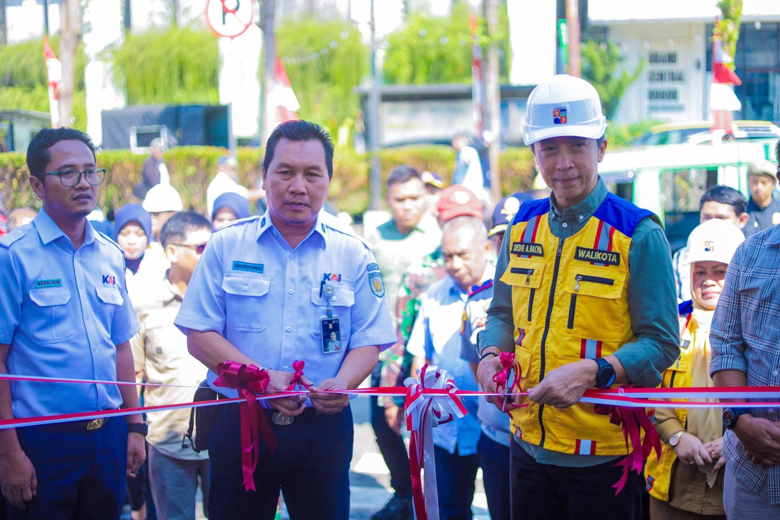 Dedie Rachim Resmikan Akses Baru Menuju Stasiun Bogor, Jawaban Atas Penutupan JPO Paledang