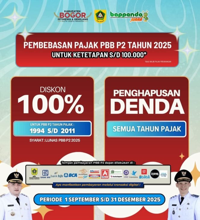 
					Bupati Rudy Susmanto Kasih Diskon Pajak hingga 100 Persen, Berlaku hingga 31 Desember 2025, Cek Disini