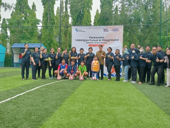 
					Sekolah Taruna Bangsa Resmikan Lapangan Futsal dan Playground Baru