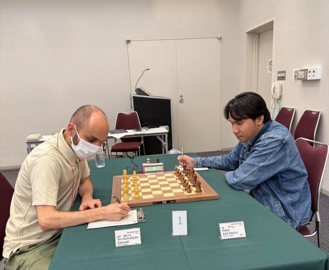 
					Istimewa! Arif Abdul Hafiz Tumbangkan Unggulan 2 di Turnamen Catur Japan Open 2025