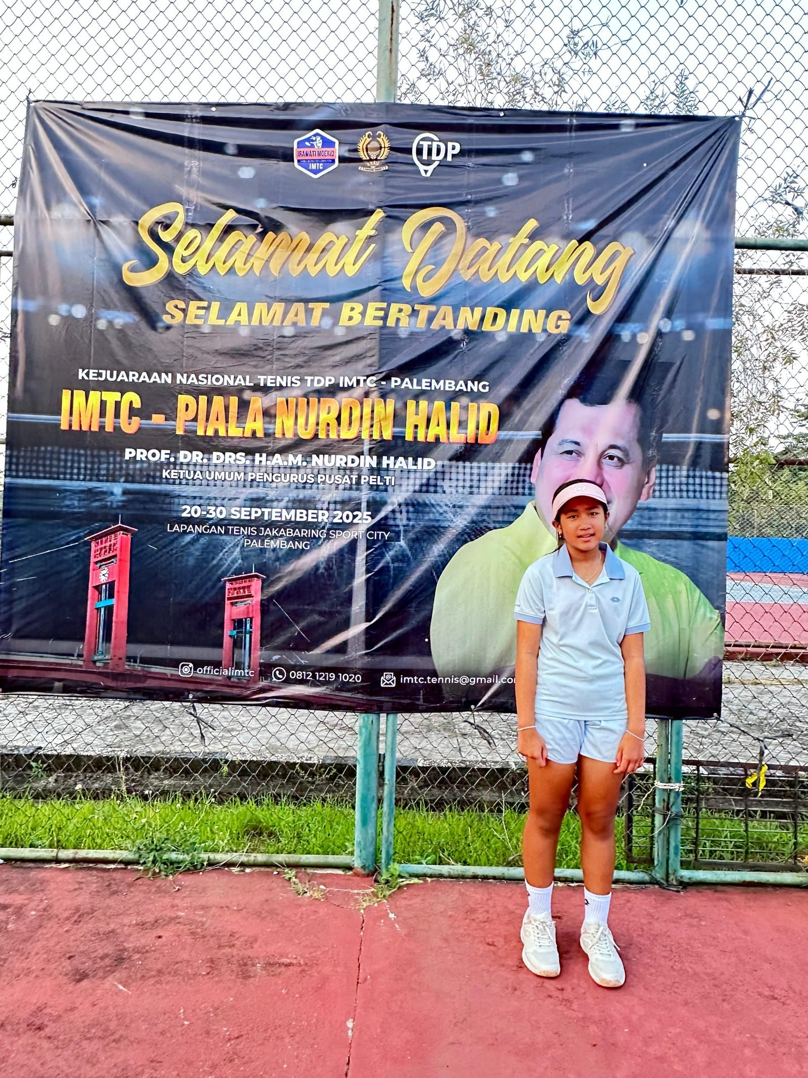 Alexa Petenis Kabupaten Bogor Juara Tunggal Putri Kejurnas Tenis IMTC-Piala Nurdin Halid 2025