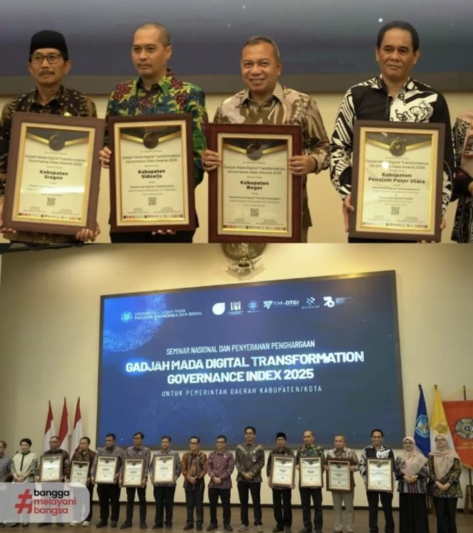 
					Istimewa! Pemkab Bogor Raih Penghargaan GM-DTGI dari Universitas Gadjah Mada Kategori Kabupaten Terbaik se-Indonesia