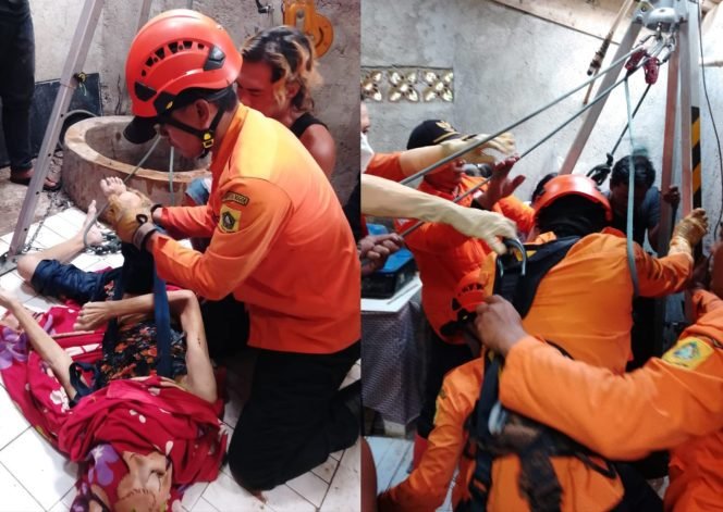 
					Kondisi Sakit dan Penglihatan Kabur, Seorang Ibu di Desa Tegal Terperosok Kedalam Sumur