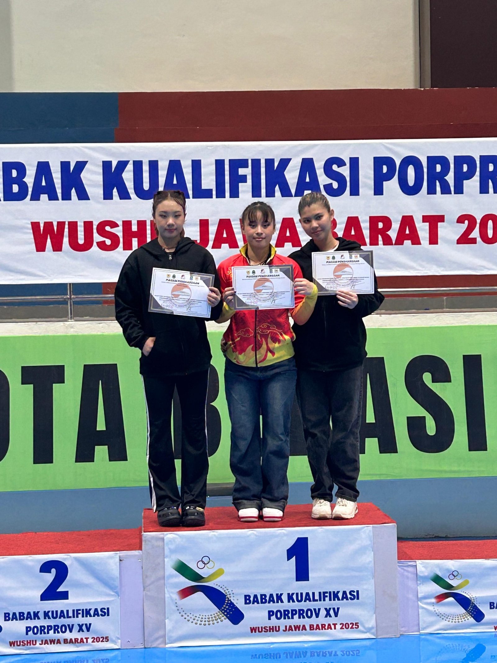 Hasil BK Porprov Jabar 2025: Kabupaten Bogor Banyak Loloskan Atlet Wushu ke Porprov XV Jabar 2026