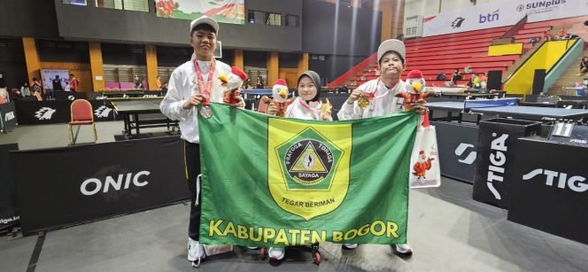 
					Atlet Para Tenis Meja SOD NPCI Kabupaten Bogor Raih 2 Medali Emas dan Satu Perak di Peparpenas 2025