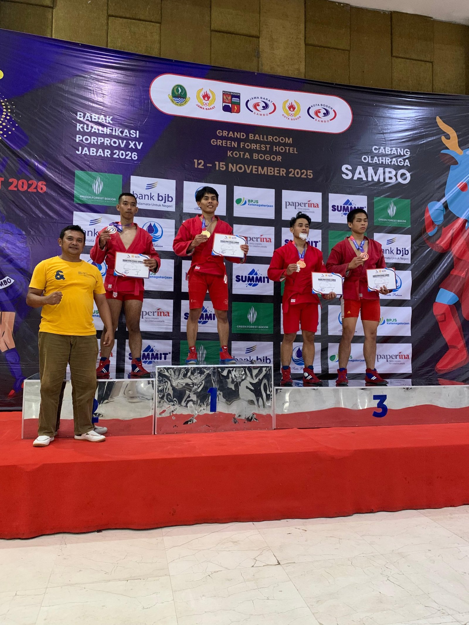 Raih 7 Medali di BK Porprov Jabar, Tim Sambo Kabupaten Bogor Siap Sumbang Emas di Porprov 2026