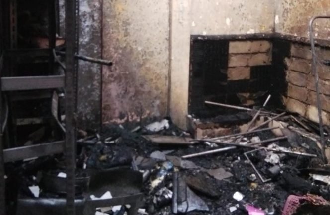 
					Kondisi rumah di Cileungsi usai alami kebakaran. (Dok Damkar Kab Bogor