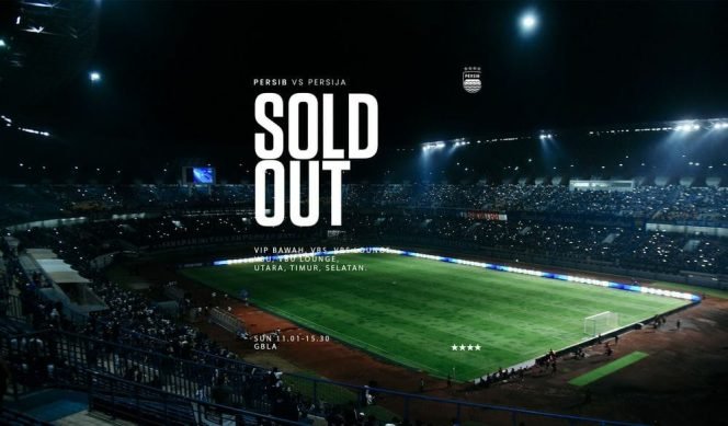 
					Tiket Laga Persib vs Persija Ludes Terjual